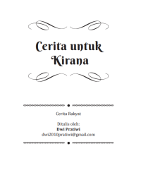 Ebook Cerita untuk Kirana