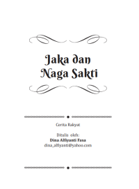 Ebook Jaka dan Naga Sakti