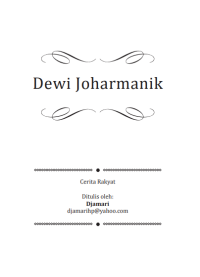Ebook Dewi Joharmanik