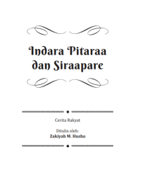 Ebook Indara Pitaraa dan Siraapare
