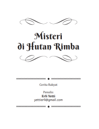 Ebook Misteri di Hutan Rimba