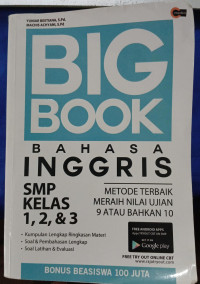 BIG BOOK Bahasa Inggris SMP KELAS 1,2, Dan 3