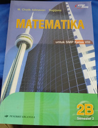 MATEMATIKA UNTUK SMP KELAS VIII SEMESTER 2